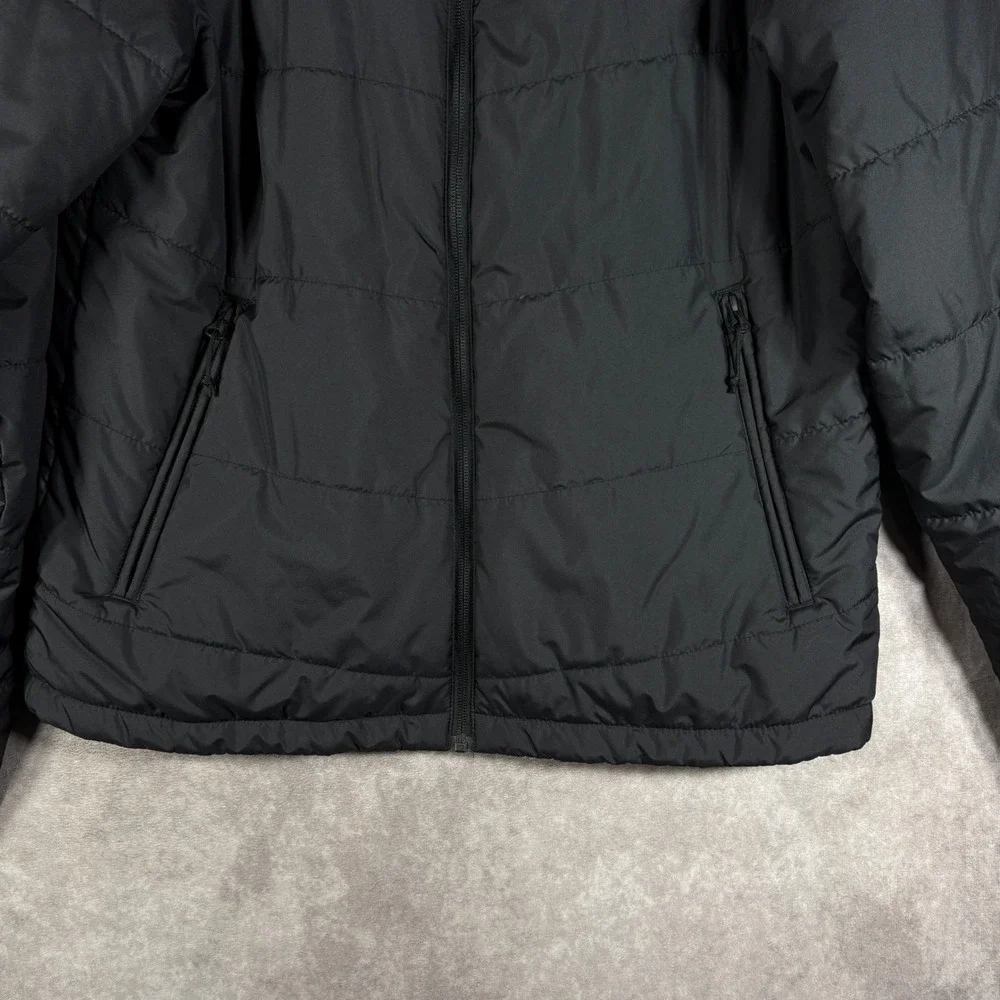 The North Face Jacket Mens Medium Black Junction Insulated Puffer Full Zip